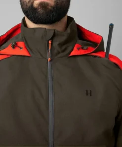 Härkila Men's Pro Hunter Dog Keeper GORE-TEX Jacket Willow Green/Orange