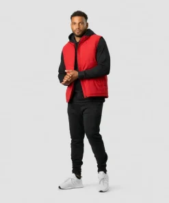 ICANIWILL Men's Training Club Vest Red