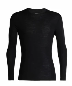 Icebreaker Men's 175 Everyday Longsleeve Crewe Black