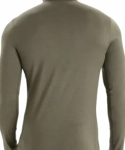 Icebreaker Men's 200 Oasis Long Sleeve Half Zip Loden