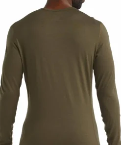 Icebreaker Men's 200 Oasis Long Sleeve Crewe Loden
