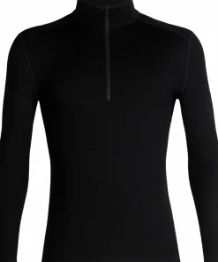 Icebreaker Men's 260 Tech Longsleeve Half Zip Black