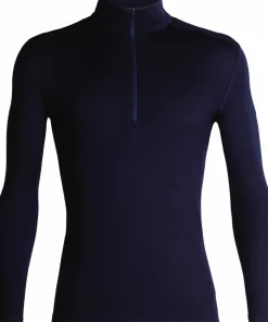 Icebreaker Men's 260 Tech Longsleeve Half Zip Midnight Navy