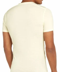 Icebreaker Men's Anatomica Shortsleeve Crewe Undyed