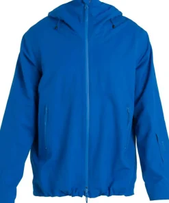 Icebreaker Men's Mer Shell+ Peak Hooded Jacket Lazurite