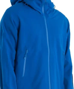 Icebreaker Men's Mer Shell+ Peak Hooded Jacket Lazurite