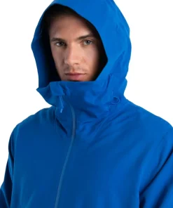 Icebreaker Men's Mer Shell+ Peak Hooded Jacket Lazurite
