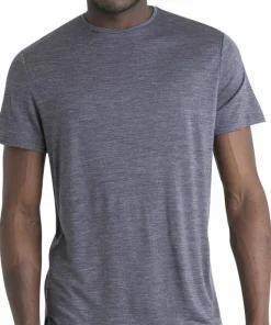Icebreaker Men's Merino 125 Cool-Lite™ Sphere III Short Sleeve Tee Midnight Navy Heather
