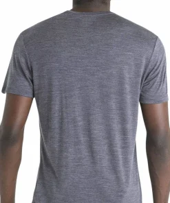 Icebreaker Men's Merino 125 Cool-Lite™ Sphere III Short Sleeve Tee Midnight Navy Heather