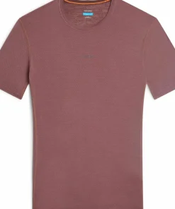 Icebreaker Men's Merino 75 Cool-Lite Featherlight Shortsleeve Crewe Carob