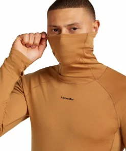Icebreaker Men's Merino 300 Merinofine™ Polar Long Sleeve Roll Neck Trail