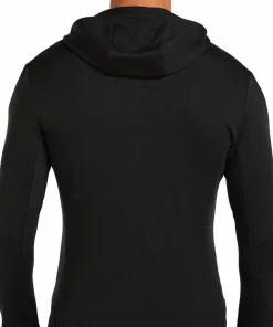 Icebreaker Men's Merino 260 Quantum Long Sleeve Zip Hoodie Black