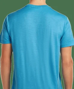 Icebreaker Men's Merino 150 Tech Lite Ss Tee Range Stripes Arctic