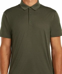 Icebreaker Men's Merino 150 Tech Lite III Short Sleeve Polo Dk Loden
