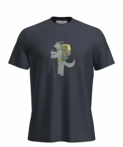Icebreaker Men's Merino 150 Tech Lite III Short Sleeve Tee Tech Head Midnight Navy