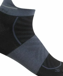 Icebreaker Men's Merino Run+ Ultralight Micro Black/Graphite