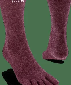Injinji Liner Crew Wool Garnet