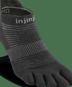 Injinji Men's Run Original Weight No-Show Black