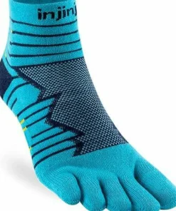 Injinji Men's Ultra Run Mini-Crew Pacific Blue