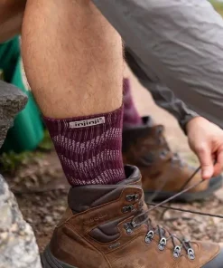 Injinji Outdoor Midweight Crew Wool Garnet