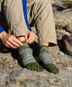 Injinji Outdoor Midweight Mini-Crew Wool Forest