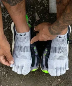 Injinji Run Original Weight No-Show Gray