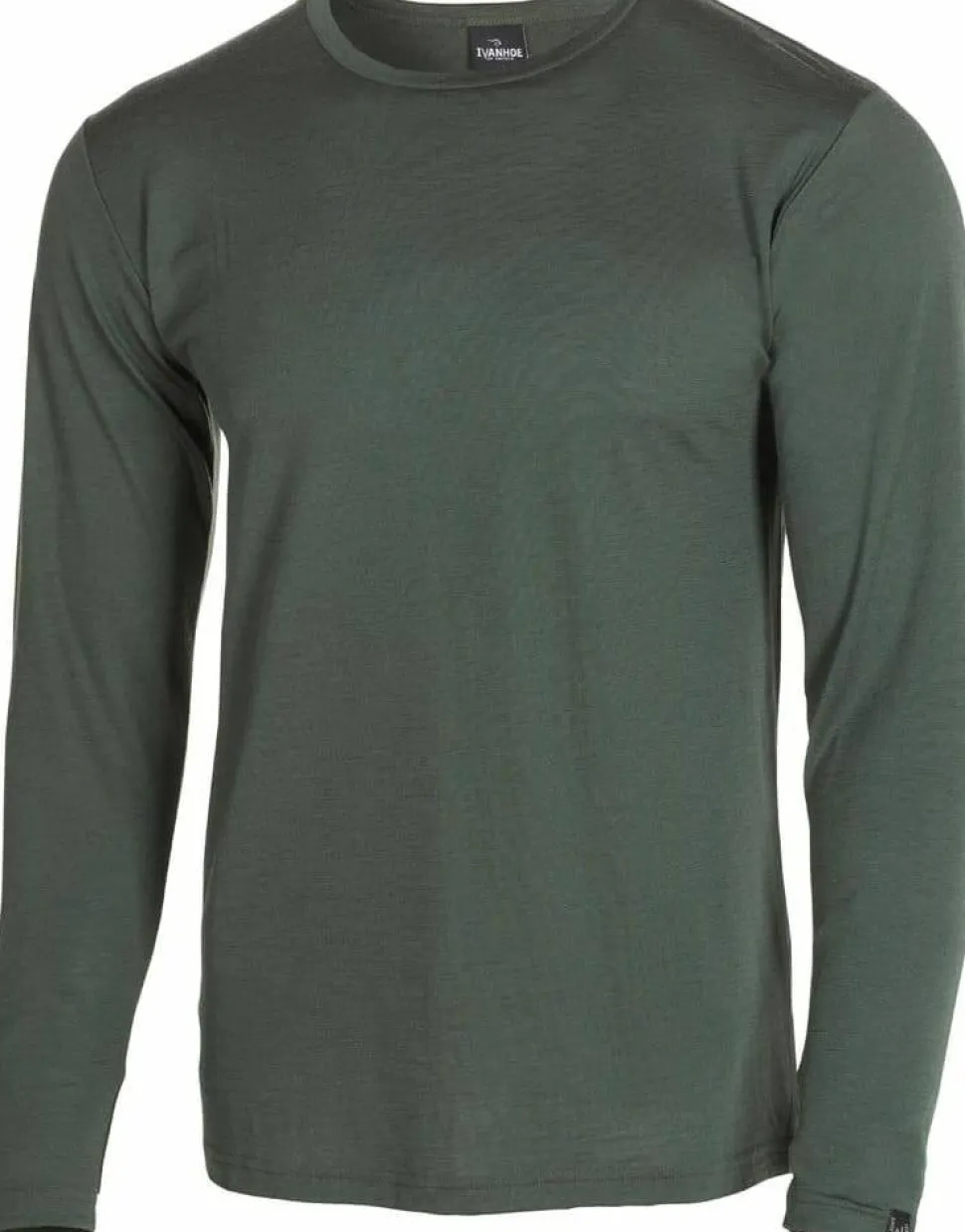 Ivanhoe Men's Underwool Merino Long Sleeve Rifle Green