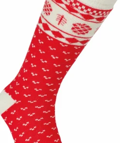 Ivanhoe Unisex Wool Sock Folklore Chilli Red