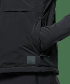 Jack Wolfskin Men's Bike Commute Insulated Vest Phantom