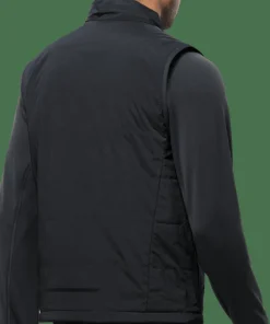 Jack Wolfskin Men's Bike Commute Insulated Vest Phantom