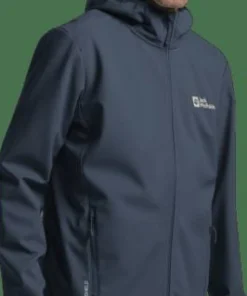 Jack Wolfskin Men's Bornberg Hoody Midnight Sky