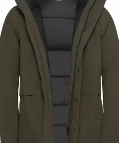 Jack Wolfskin Men's Cold Camp Coat Obsidian Moss