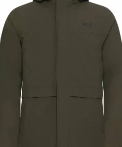 Jack Wolfskin Men's Cold Camp Coat Obsidian Moss