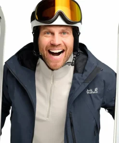 Jack Wolfskin Men's Flowline Pro 2l Ins Jacket Midnight Sky