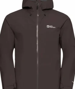 Jack Wolfskin Men's Highest Peak 3-Layer Jacket Peat