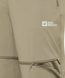 Jack Wolfskin Men's Hikeout Zip Off Pants Stone