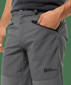 Jack Wolfskin Men's Hiking Alpine Shorts Slate