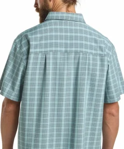 Jack Wolfskin Men's Meseta Shirt Check Dark Navy