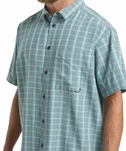 Jack Wolfskin Men's Meseta Shirt Check Dark Navy