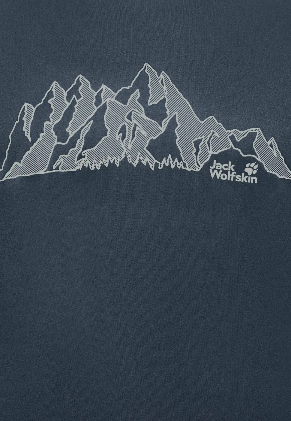 Jack Wolfskin Men's Peak Graphic T New Mountain Midnight Sky