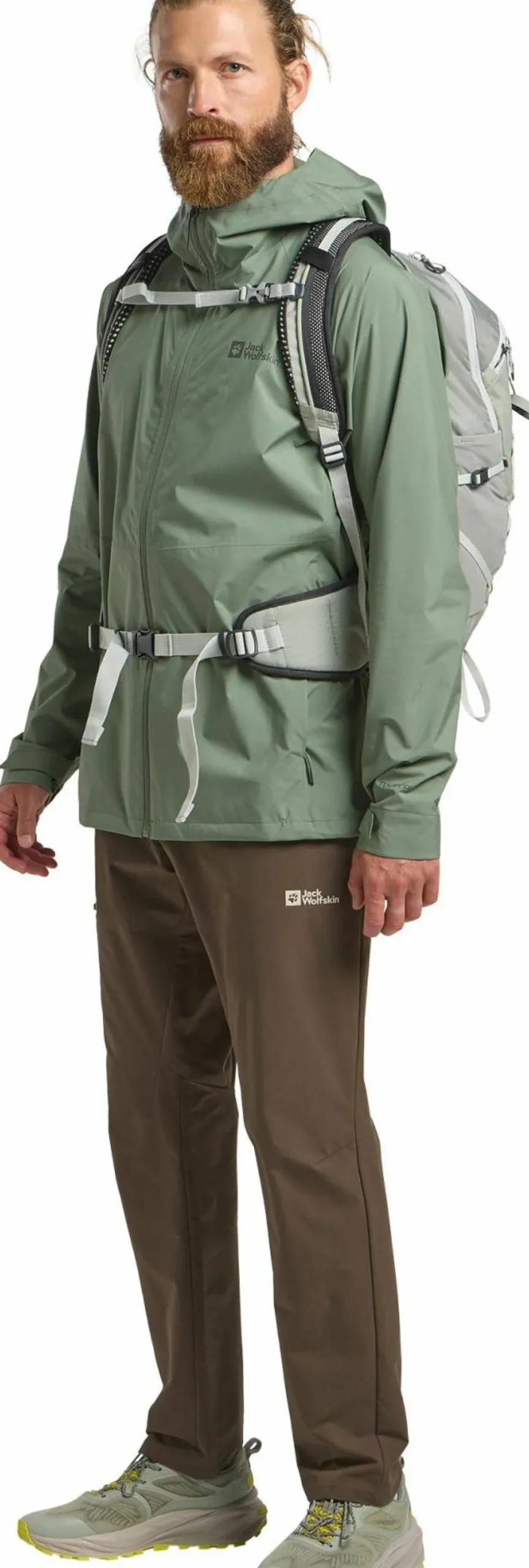 Jack Wolfskin Men's Prelight 2.5l Layer Jacket Eucalyptus