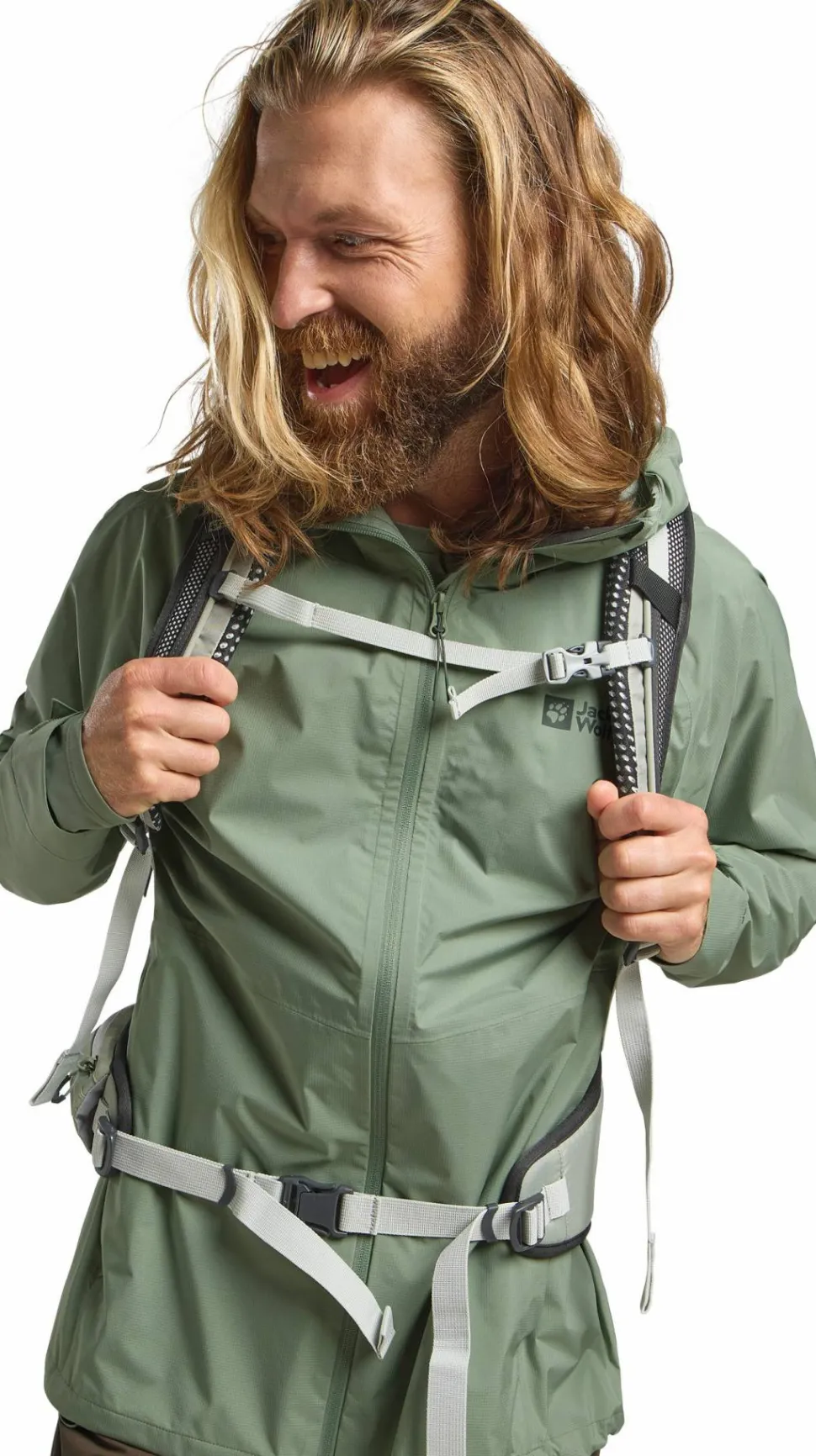 Jack Wolfskin Men's Prelight 2.5l Layer Jacket Eucalyptus