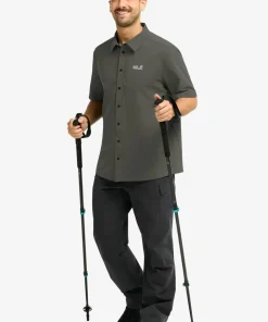 Jack Wolfskin Men's Prelight Suncool Shirt Flint