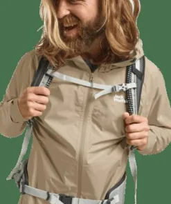 Jack Wolfskin Men's Prelight 2.5l Layer Jacket Hazel Wood