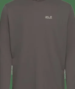 Jack Wolfskin Men's Prelight Suncool Hoody Flint