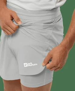 Jack Wolfskin Men's Prelight 2in1 Shorts Cool Grey