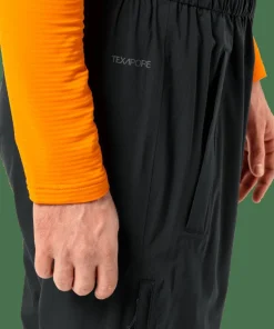 Jack Wolfskin Men's Rainy Days 2.5 Layer Pants Black