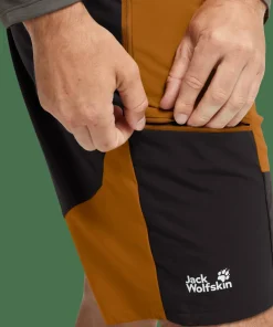 Jack Wolfskin Men's Ridge Hike Shorts Autumn Leaves
