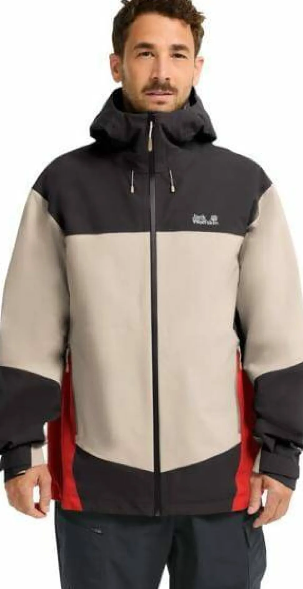 Jack Wolfskin Men's Rockpaw 3L Jacket Oyster