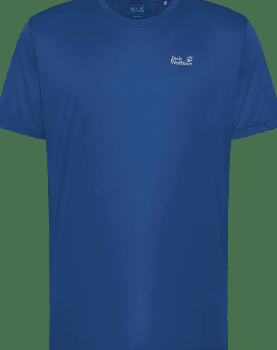 Jack Wolfskin Men's Tech Tee Blue Orchid